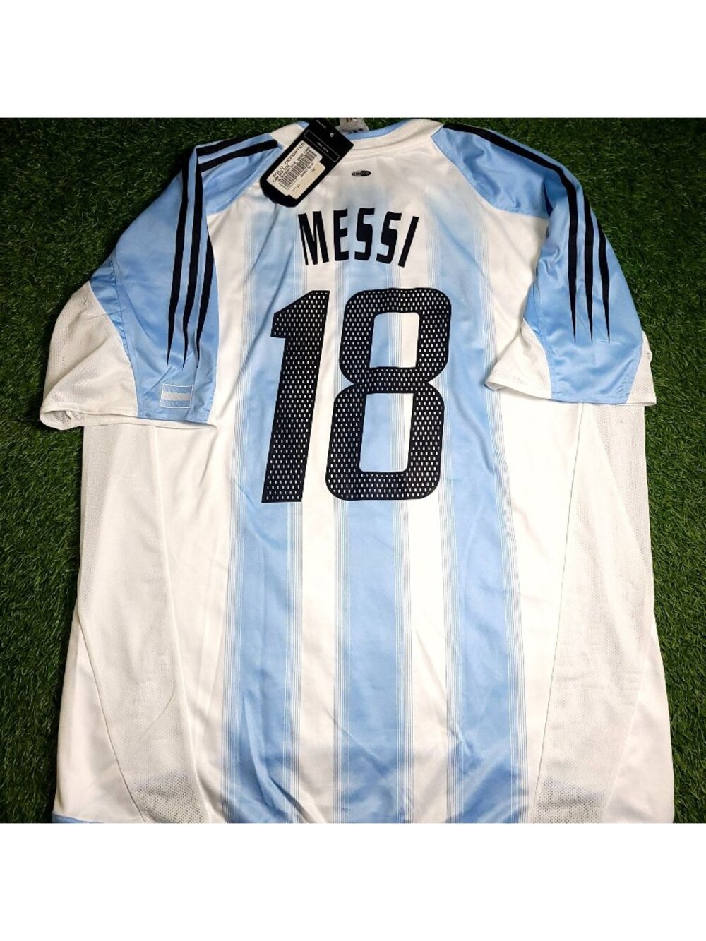 Messi Argentina 2004 2005 DEBUT Soccer Jersey BNWT XL SKU# 540097